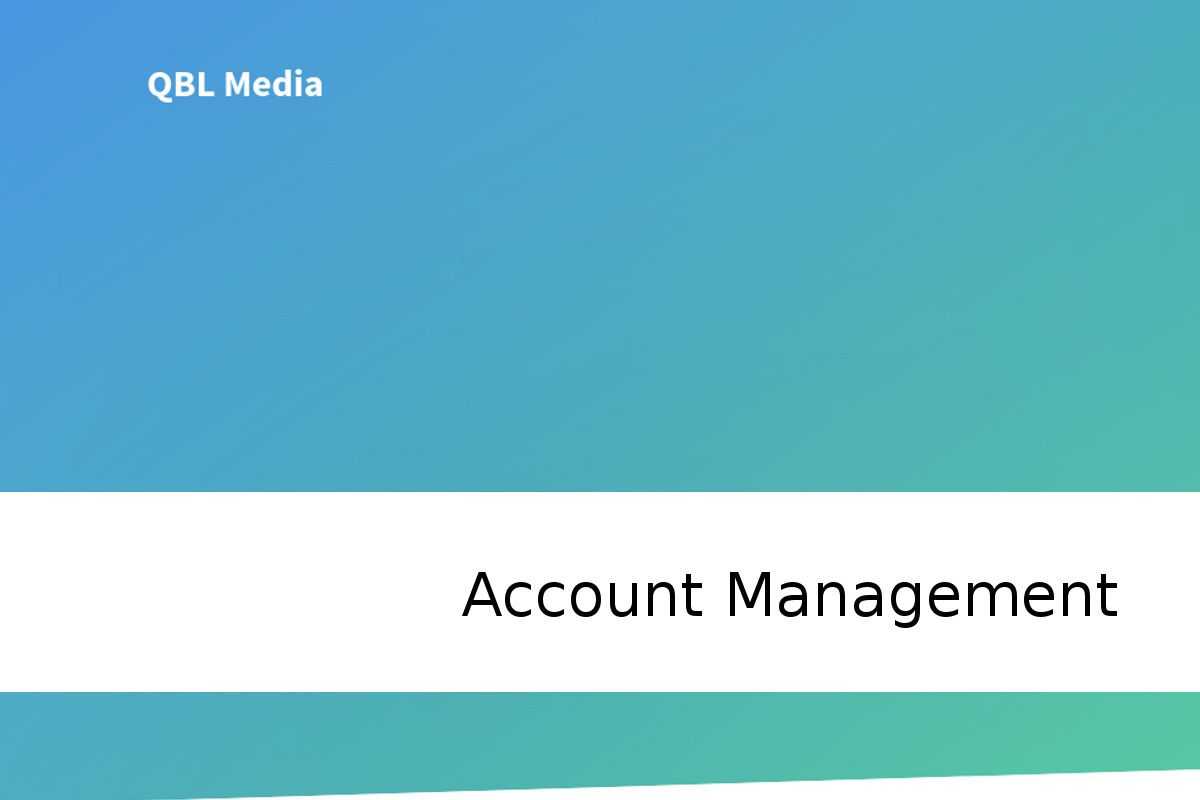 Visual Guides: How To Manage Your Account