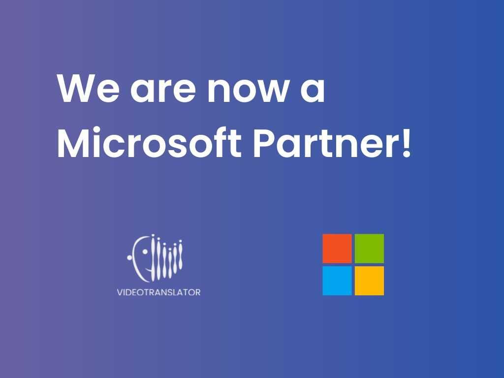 We Are Now A Microsoft Partner