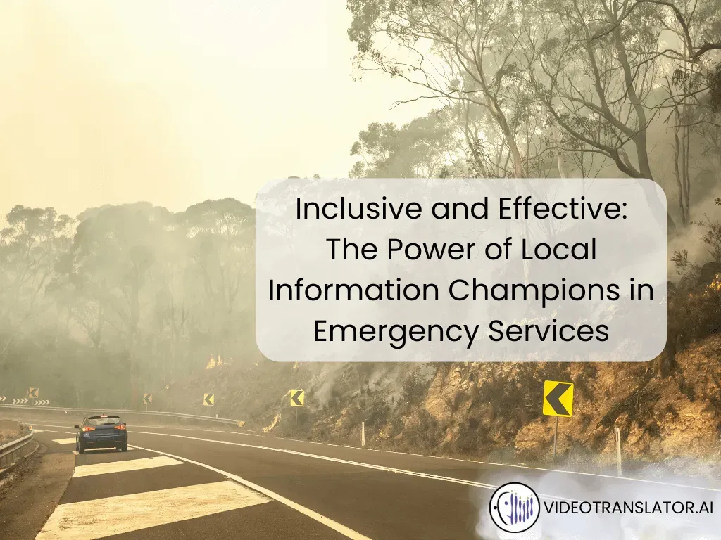 Inclusive and Effective: The Power of Local Information Champions in Emergency Services