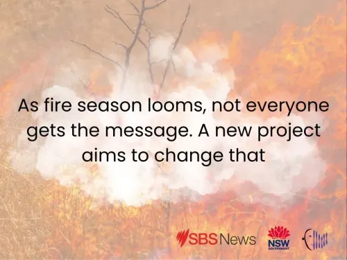 SBS News covers new tech bridging language gaps in emergency alerts during fire season